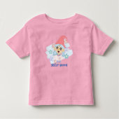 かわいいピンクシスター格言文字引用文と画像 トドラーTシャツ (正面)