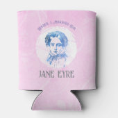 かわいいピンクジェーンアイレポートレートリーダー私は彼結婚したを 缶クーラー (裏面)