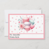 かわいいピンクハートデザートスクールバレンタインデー (正面)