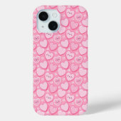 かわいいピンクハート女の子iPhone / iPadケース Case-Mate iPhoneケース (裏面)