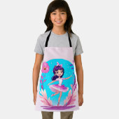 かわいいピンクバレリーナ エプロン (インサイチュ)