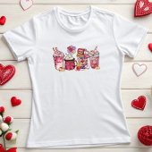 かわいいピンクバレンタイン Tシャツ