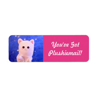 かわいいピンクパーソナライズされたのフォトメモダンール ラベル