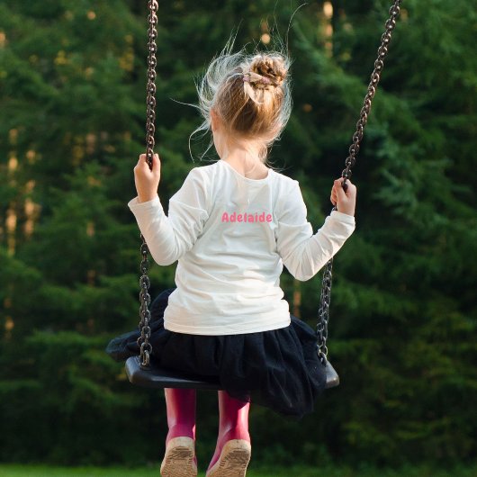 かわいいピンクパーソナライズされたの誕生日ガールアクソロトル Tシャツ