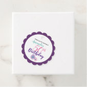 かわいいピンクパープルフローラ フェイバータグ (インサイチュ)