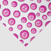 かわいいピンクビンゴボールおもしろいビンゴプレーヤー 薄葉紙 (詳細)