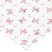 かわいいピンクピッグ納屋周囲の庭誕生日キッズ ショートテーブルランナー (コーナー)