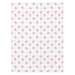 かわいいピンクピッグ納屋周囲の庭誕生日キッズ テーブルクロス