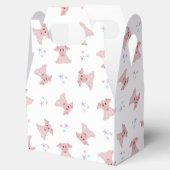 かわいいピンクピッグ納屋周囲の庭誕生日キッズ フェイバーボックス (オープン)