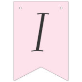 かわいいピンクフローラ女の子ベビーシャワーの装飾 バンティングフラッグ (第3の旗)