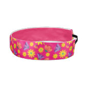 かわいいピンクフローラ アスレチックヘッドバンド (右)