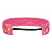 かわいいピンクフローラ アスレチックヘッドバンド (裏面)