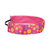 かわいいピンクフローラ アスレチックヘッドバンド (左)