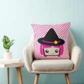 かわいいピンクヘアウィッチ装飾用クッション クッション (椅子)