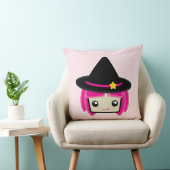 かわいいピンクヘアウィッチ装飾用クッション クッション (椅子)