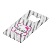 かわいいピンクリボンスカルクレジットカードボトルオープナー クレジットカード栓抜き (裏面アングル)