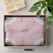 かわいいピンク多肉質ハートバレンタインデー 薄葉紙 (ギフト)