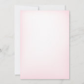 かわいいピンク幽霊ハロウィンベビーシャワーパーティー 招待状 (裏面)