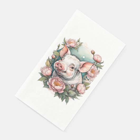 かわいいピンク牡丹ピギーペットピグ (コーナー)