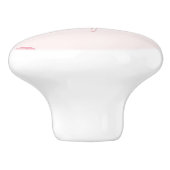 かわいいピンク立ちフラミンゴ セラミックノブ (側面)