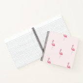 かわいいピンク立ちフラミンゴ ノートブック (内部)