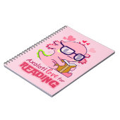 かわいいピンク読が恋しいアクソロトル ノートブック (左側)