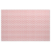 かわいいピンク赤斑点ハート ファブリック (ヤード)