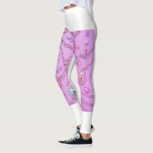 かわいいピンク鍵ネックレスレギンス🔑💖 レギンス (左)