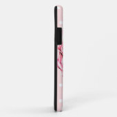 かわいいピンク髪の日本製アニメのチビ（小さくかわいく書いた感じ）の女の子 Case-Mate iPhoneケース (裏面/右)