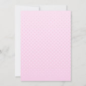 かわいいピンク10代のパンク漫画ガール14誕生日 招待状 (裏面)