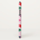 かわいいピンク80のアイコン絵文字パターン Case-Mate iPhoneケース (裏面/右)