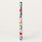 かわいいピンク80のアイコン絵文字パターン Case-Mate iPhoneケース (裏面/左)