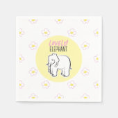 かわいいピンク。 スタンダードカクテルナプキン (正面)