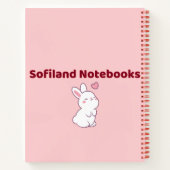 かわいいピンク🧡💗✨ ノートブック (裏面)