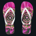 かわいいピンク パープル グリーン ガーデン フラワー クリスマス ビーチサンダル<br><div class="desc">母、父、姉、弟、彼女、彼氏、おじ、おば、祖母、祖父、家族、友達への素敵なクリスマスプレゼントのアイデア。トレンディでスタイリッシュ、そしてユニークなクリスマスギフト。クリスマスと新年のお祝いに。</div>