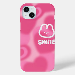 かわいいピンク iPhone 15 MINIケース