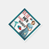 かわいいピンナップ実在がナース スタンダードカクテルナプキン (角)