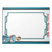 かわいいピンナップ実在がナース ノートパッド (正面)