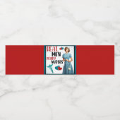 かわいいピンナップ実在がナース ペットボトルラベル (シングルラベル)