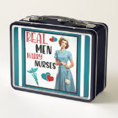 かわいいピンナップ実在がナース メタルランチボックス (裏面)