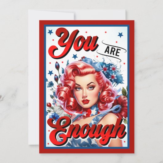 かわいいピンナップ：あなたは十分 招待状 (正面)