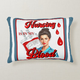 かわいいピンナップ_私の血の中の看護 アクセントクッション