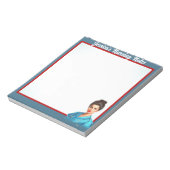 かわいいピンナップ_私の血の中の看護 ノートパッド (回転)