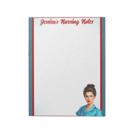 かわいいピンナップ_私の血の中の看護 ノートパッド