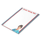 かわいいピンナップ_私の血の中の看護 ノートパッド (アングル)