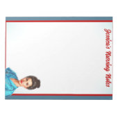 かわいいピンナップ_私の血の中の看護 ノートパッド (正面)