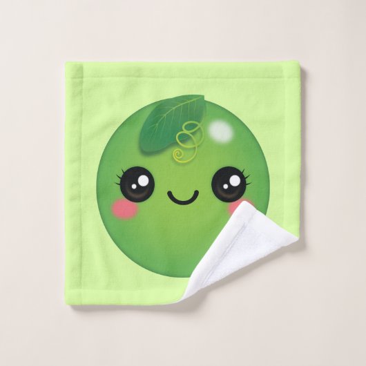 かわいいピーウォッシュクロス ウォッシュタオル (ウォッシュタオル)