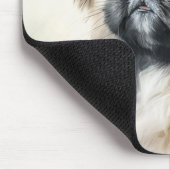 かわいいピーキージュパピーウォーター絵画カラー マウスパッド (コーナー)