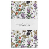 かわいいピークーブー幽霊ハロウィーンベイビーシャワー スモールペーパーバッグ (裏面)