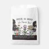 かわいいピークーブー幽霊ハロウィーンベイビーシャワー フェイバーバッグ (正面)